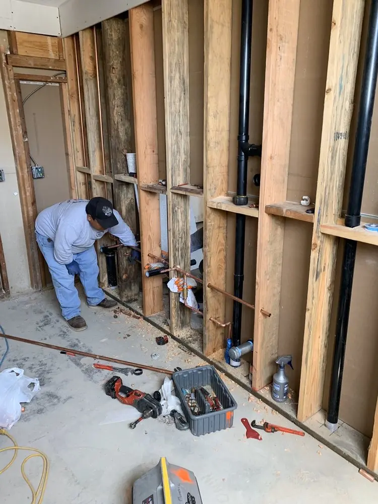 Commercial rough-in plumbing for Water Heater Replacement in Keene Mill Heights